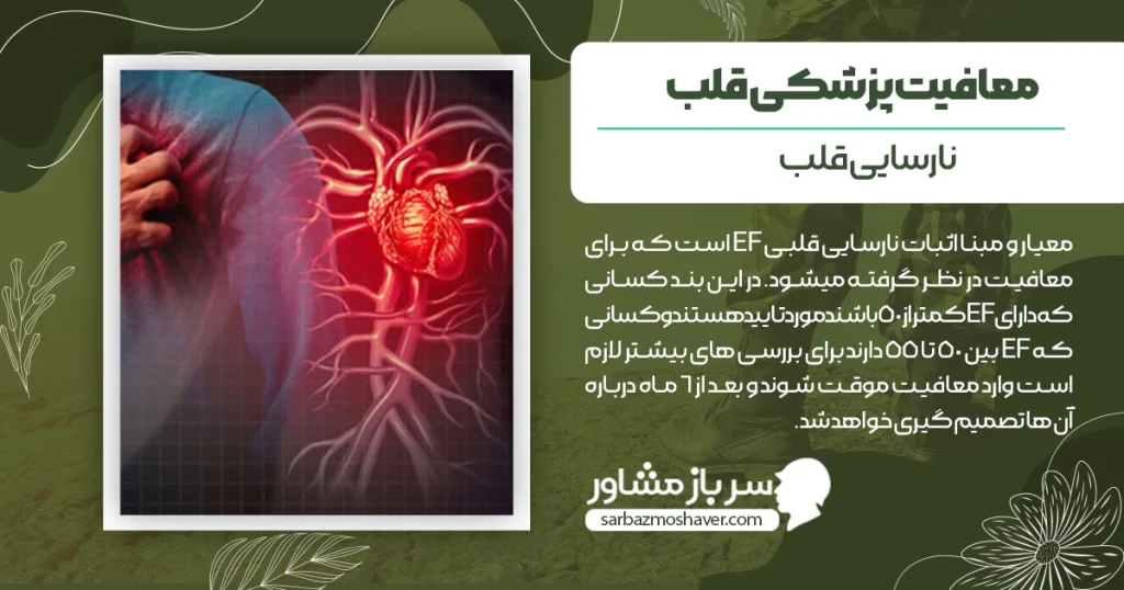 معافیت نارسایی قلب