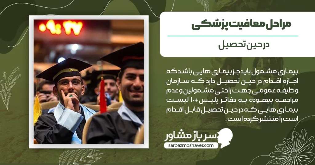 مراحل دریافت معافیت پزشکی در حین تحصیل