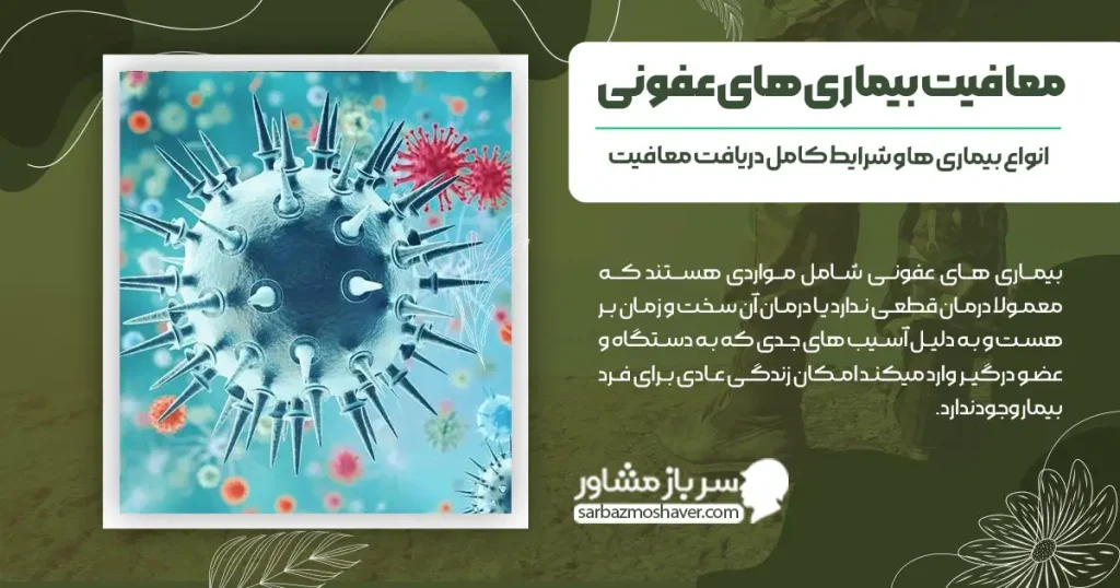 معافیت بیماری های عفونی + انواع بیماری ها و شرایط کامل دریافت معافیت
