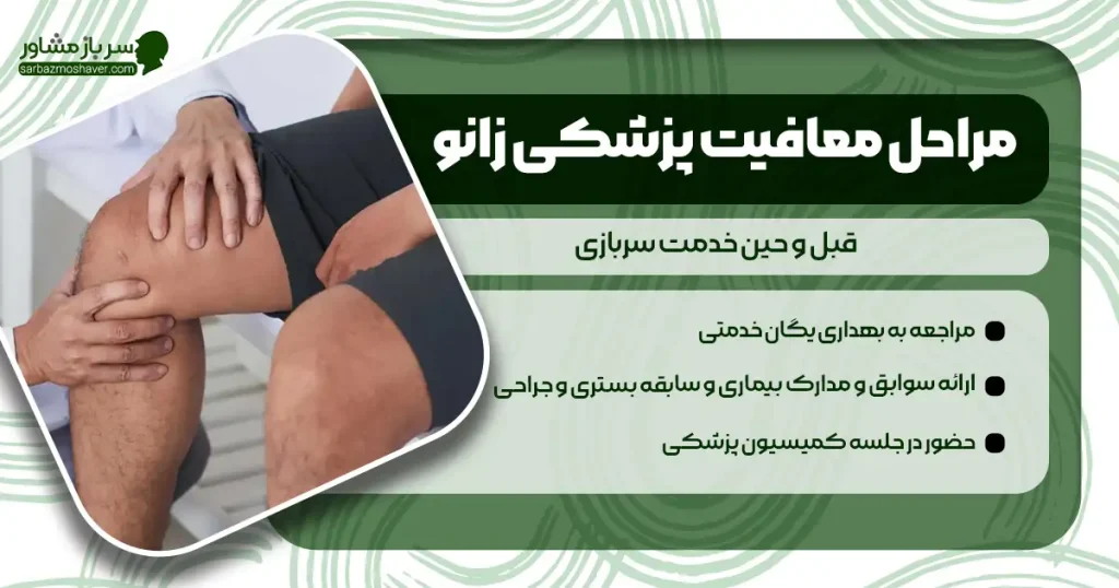 مراحل معافیت زانو