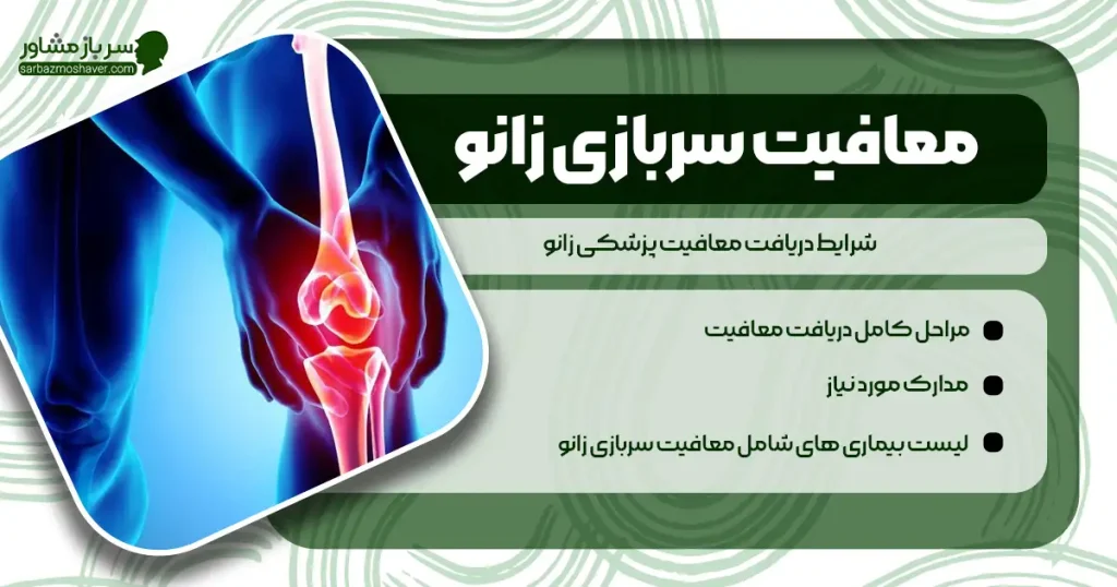 معافیت زانو + شرایط و مدارک لازم برای دریافت