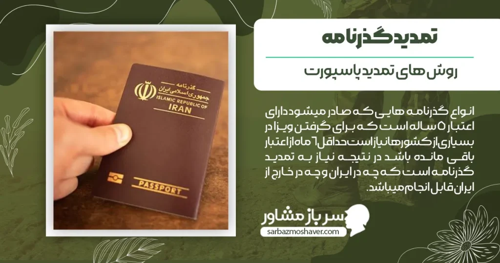 روش های تمدید گذرنامه 1404 + مدارک لازم