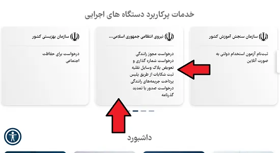 آموزش استفاده از خدمات دولت.